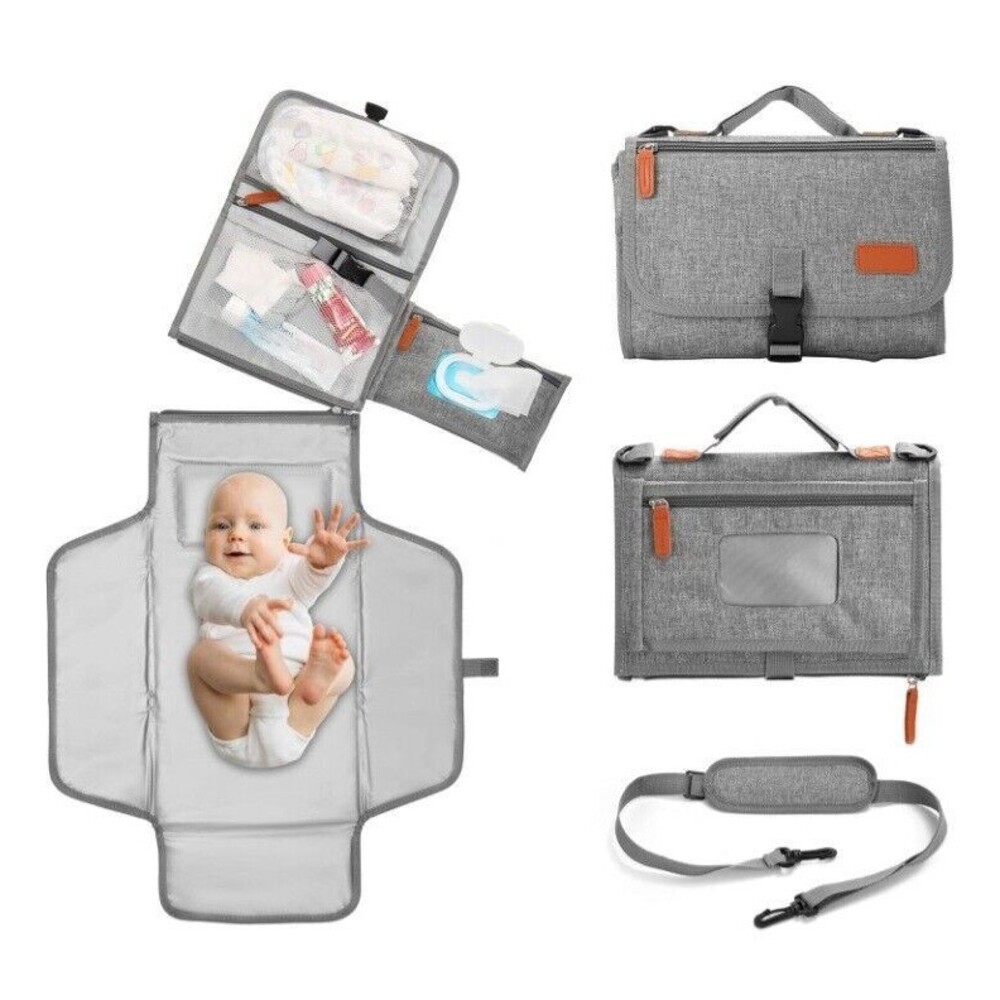 Portable Changing Pad, Diaper Changing Pad for Newborn Girl & Boy, Waterproof.